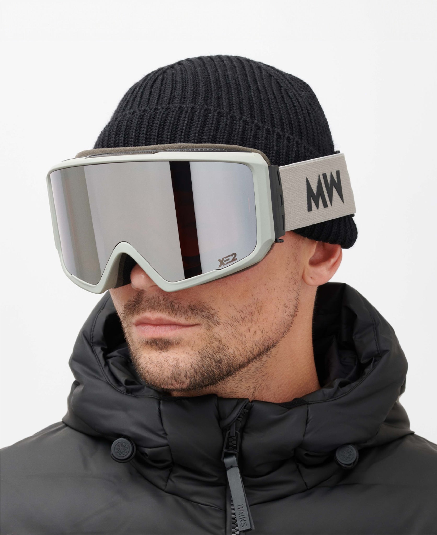 FLIP XE2 Asian fit - Light Grey Silver Mirrored